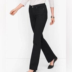 Talbots dark blue jeans signature straight leg